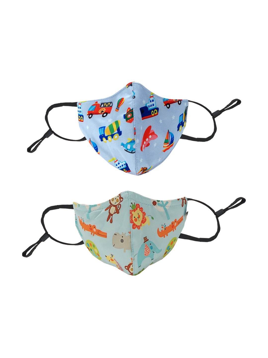 Face Mask (3-6yrs) (2 pcs) Bird Jungle-CARS JUNGLE